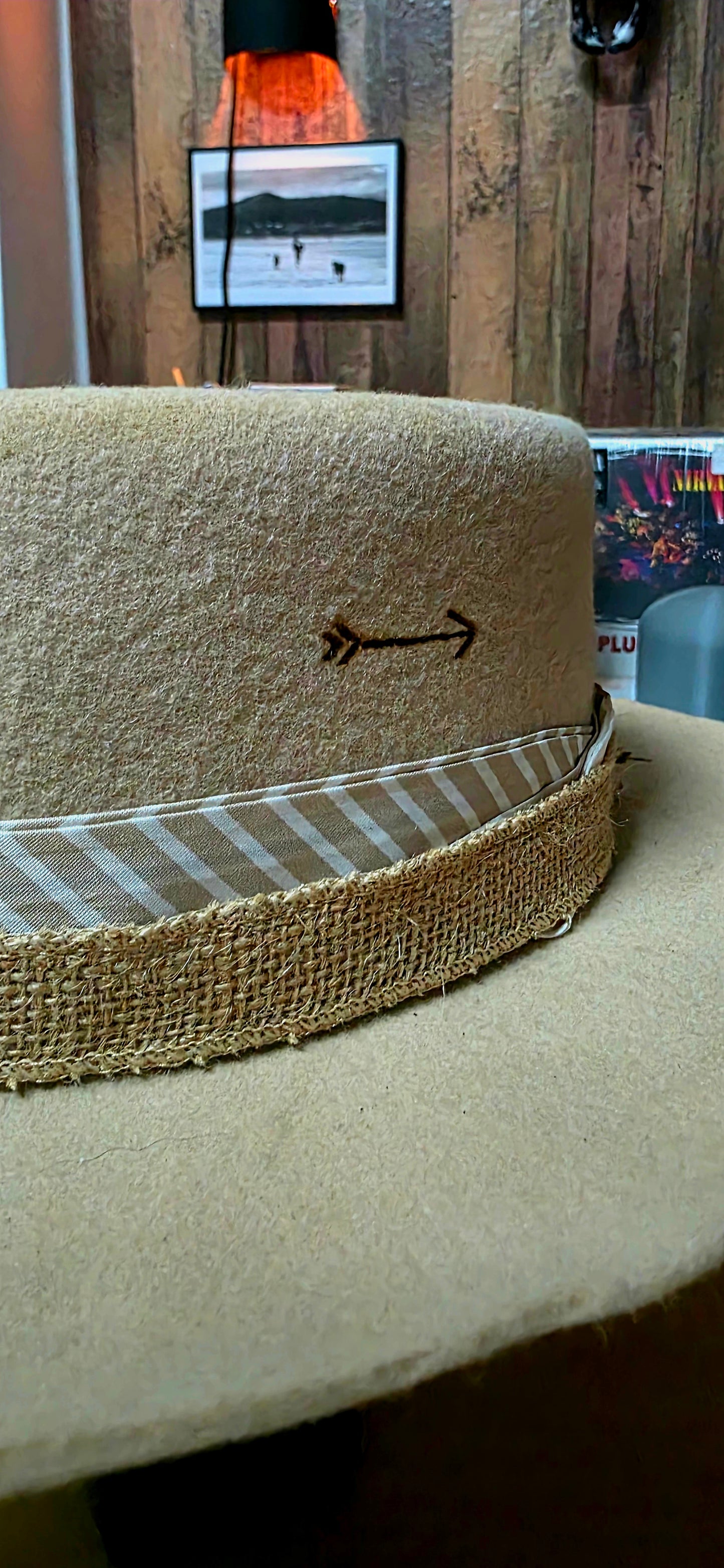 The Nomad – Sombrero artesanal único. A Fuego