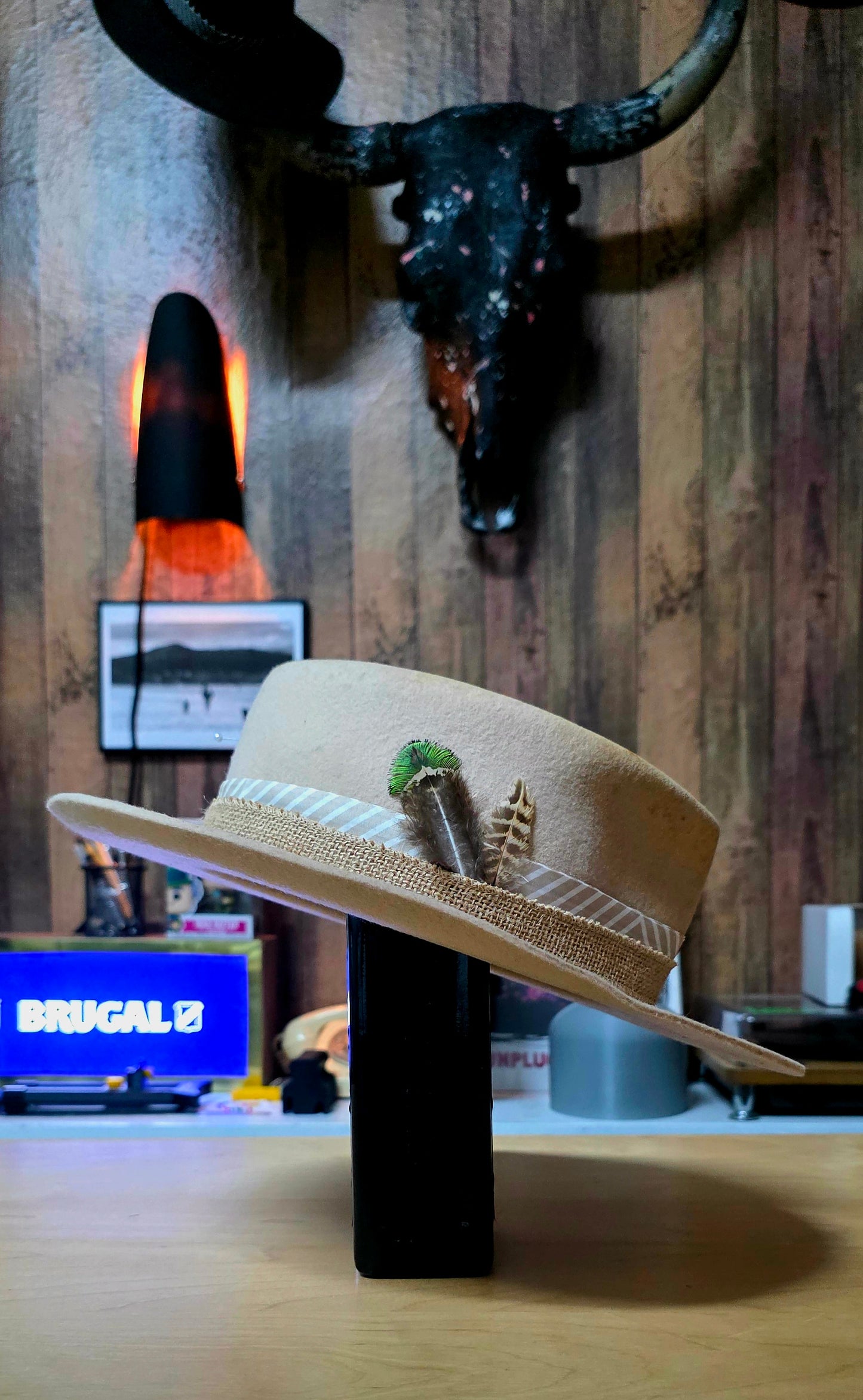 The Nomad – Sombrero artesanal único. A Fuego