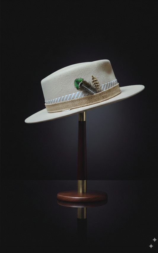 The Nomad – Sombrero artesanal único. A Fuego