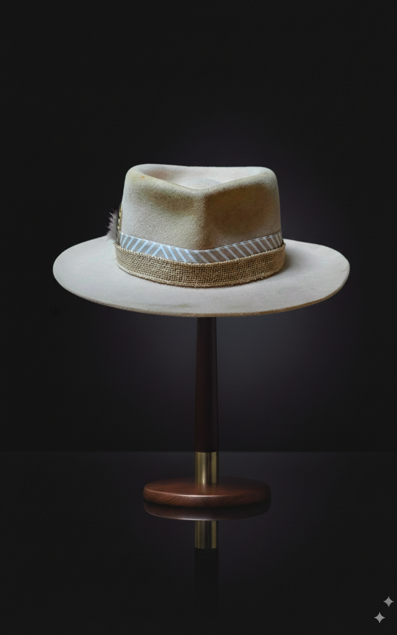 The Nomad – Sombrero artesanal único. A Fuego